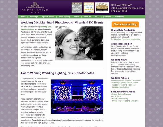 Superlative Events wedding vendor photo