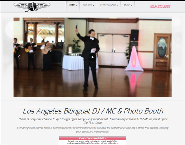 Dj Alexis wedding vendor photo