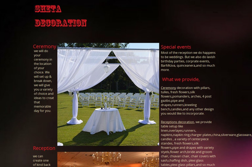 Sheta Decoration wedding vendor photo