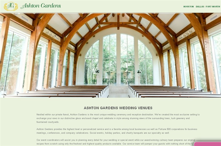 Ashton Gardens wedding vendor photo