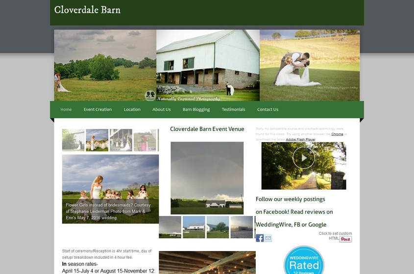 Cloverdale Barn wedding vendor photo