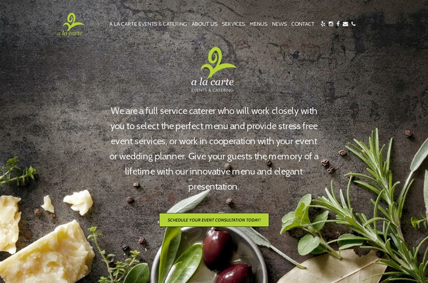 A La Carte Events & Catering wedding vendor photo