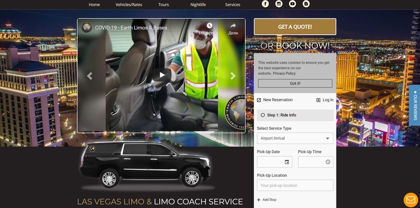 Earth Limos and Buses wedding vendor photo